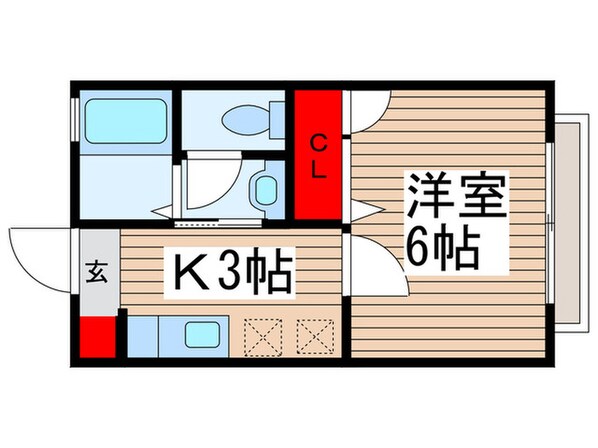 フロンテ秋津の物件間取画像